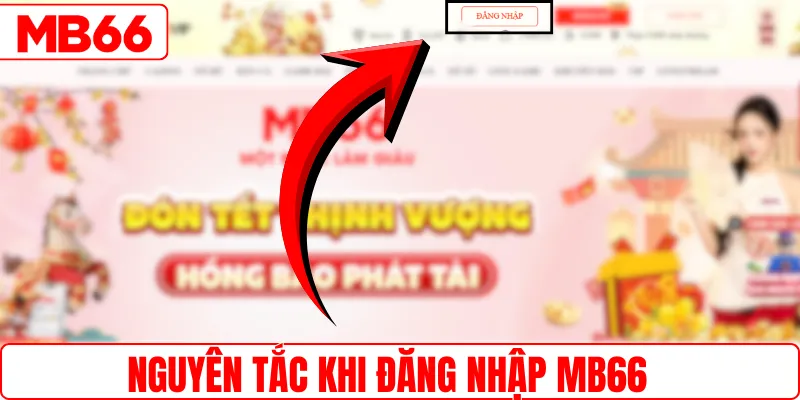 Nguyên tắc khi đăng nhập MB66