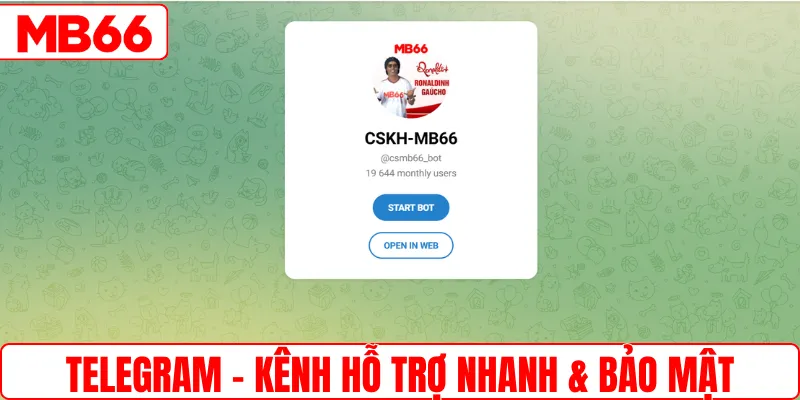 Telegram – Kênh hỗ trợ nhanh & bảo mật