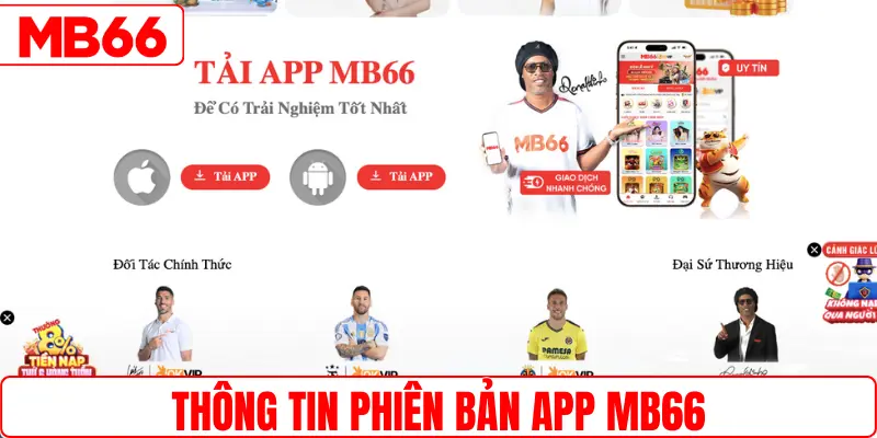 Thông tin phiên bản app MB66