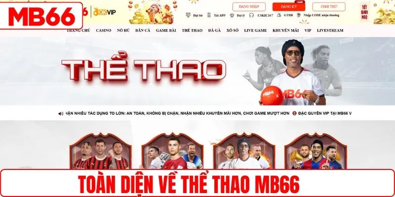 Toàn diện về mảng thể thao MB66 trong vài phút